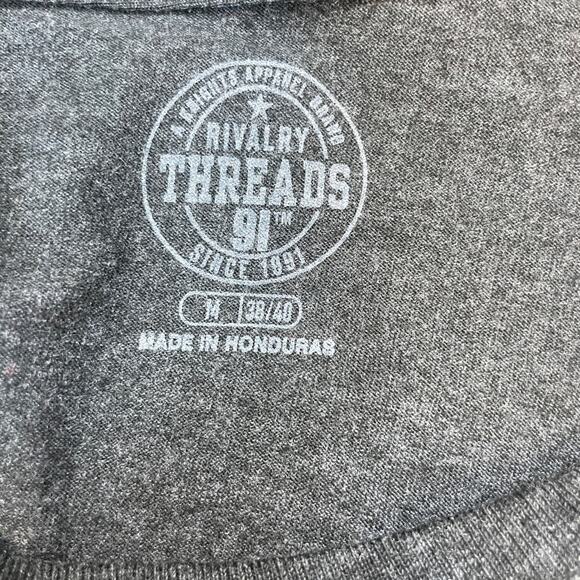 Rivalry Threads NCAA Clemson Tigers Paw Print Gray Crewneck T Shirt Size M - Picture 3 of 4